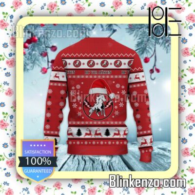 HC Vita Hästen Logo Holiday Hat Xmas Sweatshirts b