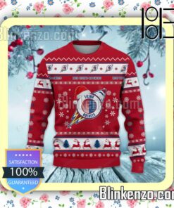 HCB Ticino Rockets Logo Holiday Hat Xmas Sweatshirts a