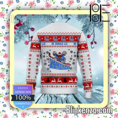 HK Zemgale LLU Logo Holiday Hat Xmas Sweatshirts b