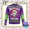 Ha Ha Ha Happy Christmas Joker Knitted Christmas Jumper