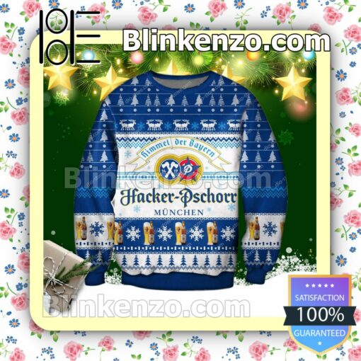 Hacker-Pschorr Brewery Beer Holiday Christmas Sweatshirts