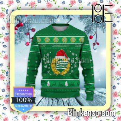 Hammarby Fotboll Logo Holiday Hat Xmas Sweatshirts a