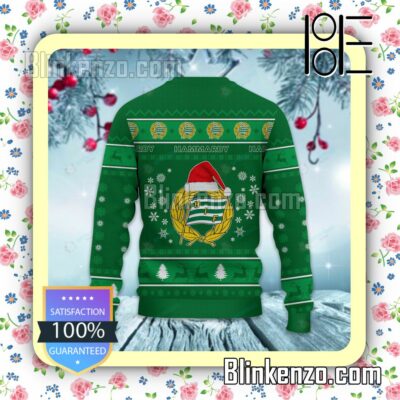 Hammarby Fotboll Logo Holiday Hat Xmas Sweatshirts b