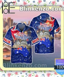 Happy Australia Day Hoodie Jacket Sweatshirts a