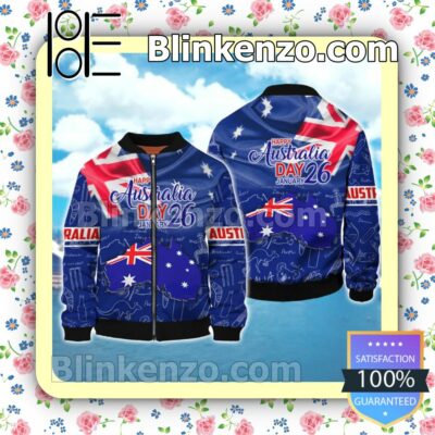 Happy Australia Day January 26 Hoodie Jacket Sweatshirts x