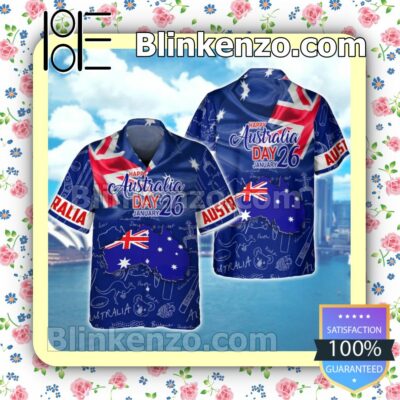 Happy Australia Day January 26 Hoodie Jacket Sweatshirts z