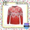Happy Christmas Snowflake Knitted Christmas Jumper