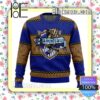 Harry Potter Pixel Ravenclaw House Logo Knitted Christmas Jumper