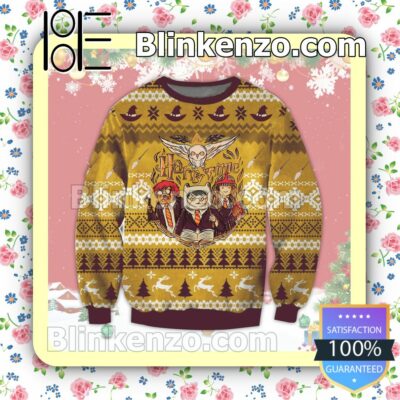 Harry Potter Ron Weasley Hermione Granger Wizard Christmas Jumpers