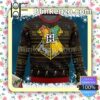 Harry Potter Sigils Four Houses Knitted Christmas Jumper