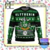 Harry Potter Slytherin House Knitted Christmas Jumper