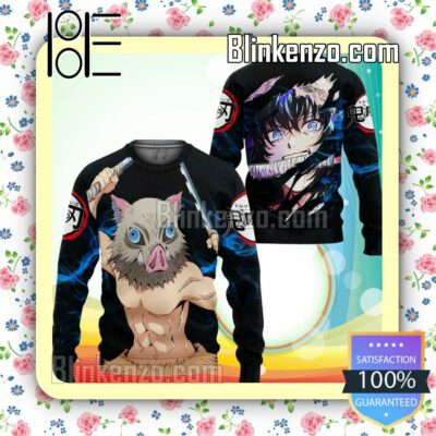 Hashibira Inosuke Demon Slayer Anime Manga Knitted Christmas Jumper