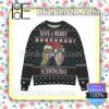 Have A Merry Schwingmas Wayne's World Snowflake Christmas Jumpers