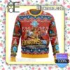 Hearth Stone Alt Text Knitted Christmas Jumper