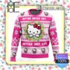 Hello Kitty Is Coming To Town Better Not Cry Knitted Christmas Jumper