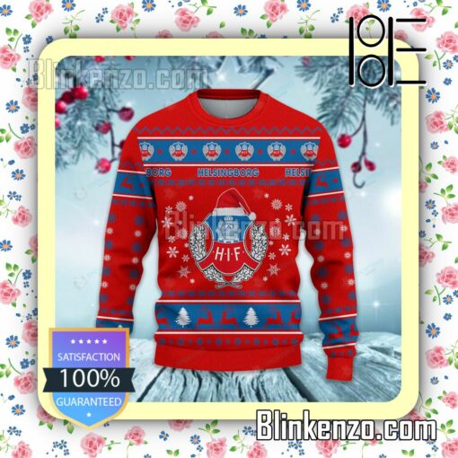 Helsingborgs IF Logo Holiday Hat Xmas Sweatshirts a