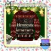 Hennessy Cognac Snowflake Holiday Christmas Sweatshirts