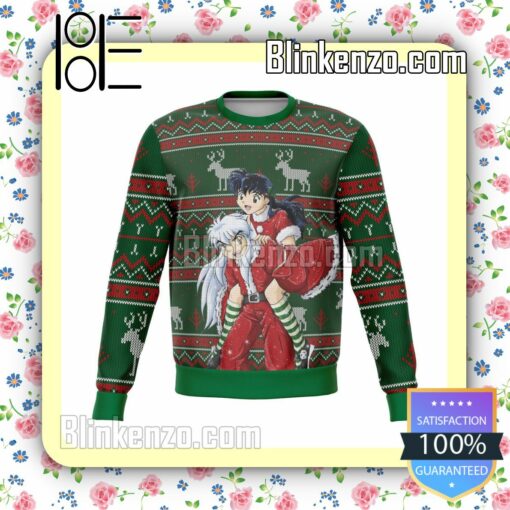 Higurashi Kagome Anime Inuyasha Knitted Christmas Jumper