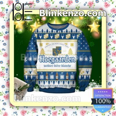 Hoegaarden Beer Holiday Christmas Sweatshirts