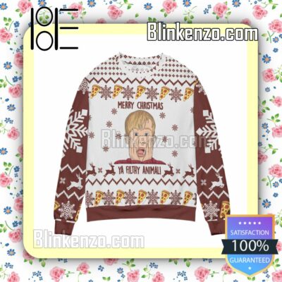 Home Alone Merry Ya Filthy Animal Christmas Jumpers