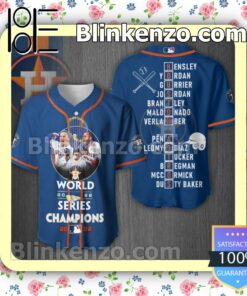 Houston Astros World Series Champions 2022 Blue Nike Men Shirts