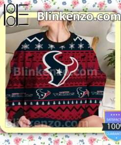 Houston Texans NFL Ugly Sweater Christmas Funny b