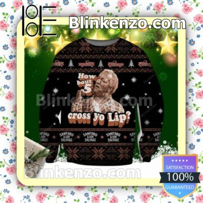 How Bout 5 Sanford And Son Sitcom Holiday Christmas Sweatshirts