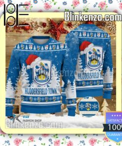 Huddersfield Town A.F.C Logo Hat Christmas Sweatshirts