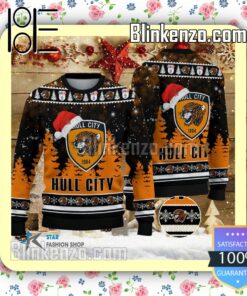 Hull City Logo Hat Christmas Sweatshirts