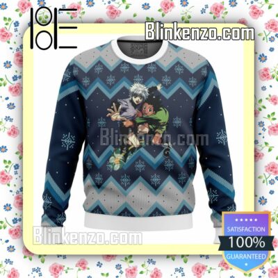 Hunter X Hunter Gon And Killua Manga Anime Christmas Jumper