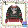 I Read Books And I Know Things Owl Snowflake Christmas Jumpers