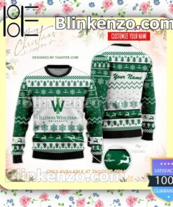 Illinois Wesleyan University Uniform Christmas Sweatshirts