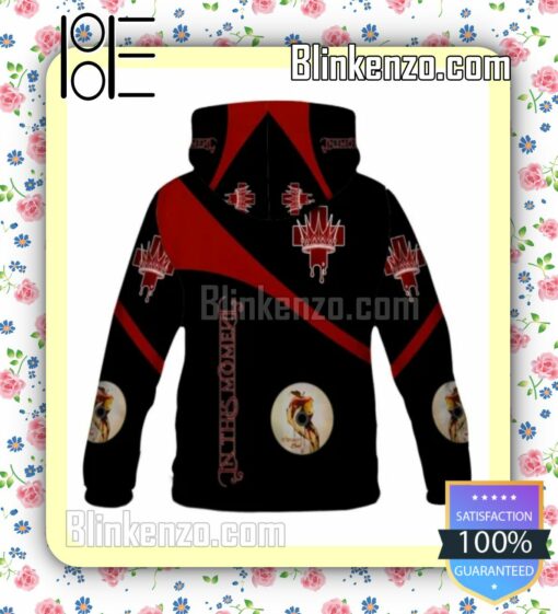 In This Moment Band Black Red Winter Hoodie a