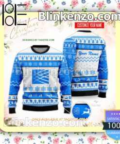 Institute of Health & Technology Custom Ugly Christmas Sweater   EmonShop