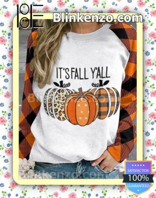 It's Fall Y'all Pumpkin Holiday Christmas Sweatshirt