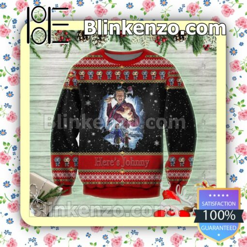 Jack Torrance Danny Torrance Wendy Torrance The Shining Poster Holiday Christmas Sweatshirts