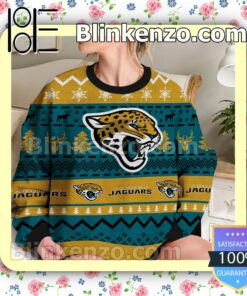 Jacksonville Jaguars NFL Ugly Sweater Christmas Funny b