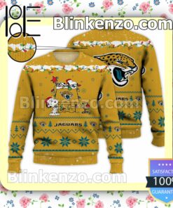 Jacksonville Jaguars Snoopy Christmas NFL Sweatshirts