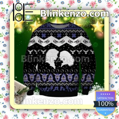 Jareth Sarah Labyrinth Holiday Christmas Sweatshirts