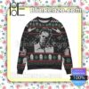 Jason Voorhees Mask Pattern Friday The 13th Christmas Jumpers