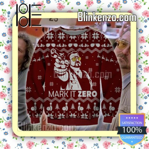 Jeff Lebowski The Big Lebowski Mark It Zero Christmas Jumper