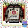 Jim Beam The Bourbon Since 1795 Holiday Christmas Sweatshirts
