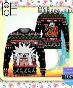 Jiraiya Pervy Sage Naruto Anime Knitted Christmas Jumper