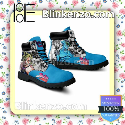 Jojo's Bizarre Adventure Jolyne Kujo Timberland Boots Men a