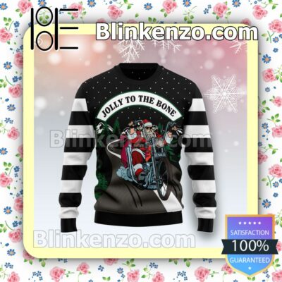 Jolly To The Bone Holiday Christmas Sweatshirts