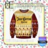 Jose Cuervo Especial Tequila Gold Whiskey Pine Tree Christmas Jumpers