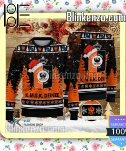 K.M.S.K. Deinze Logo Hat Christmas Sweatshirts