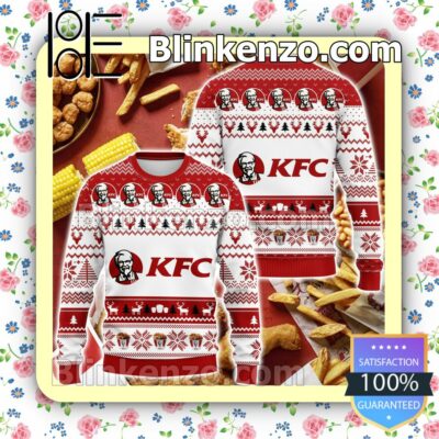 KFC Kentucky Fried Chicken Holiday Christmas Sweatshirts