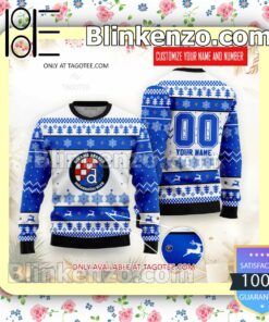 KK Dinamo Zagreb Basketball Christmas Sweatshirts