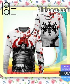 Kaido One Piece Manga Anime Cherry Blossom Knitted Christmas Jumper